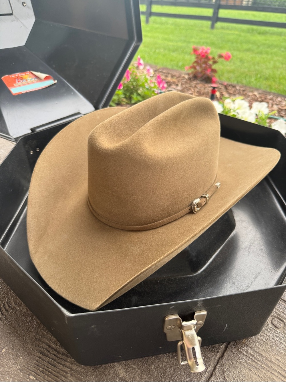 $1500 custom shortys cowboy hat 50x beaver tan unisex